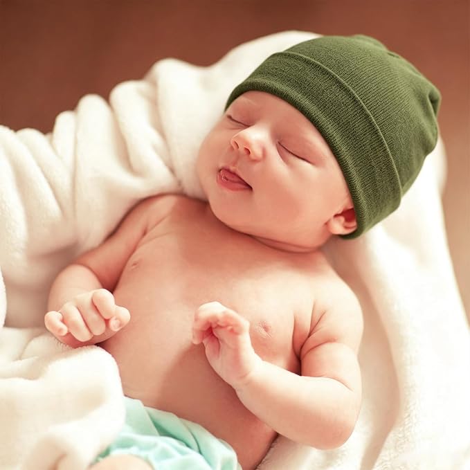 DRESHOW BQUBO 6 Pack Baby Beanie Hats - Image 4