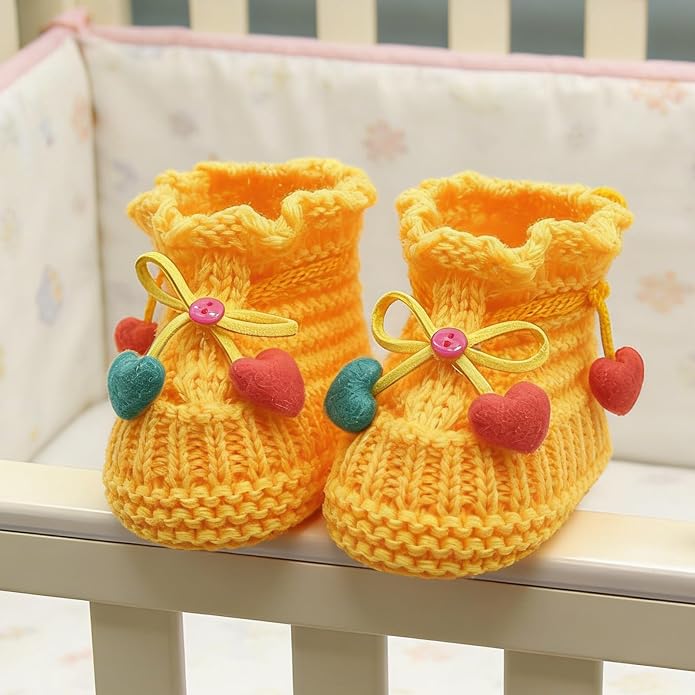 Infant Baby Boys Girls Knitted Booties Soft Cute First Walking Socks Shoes | - Image 4