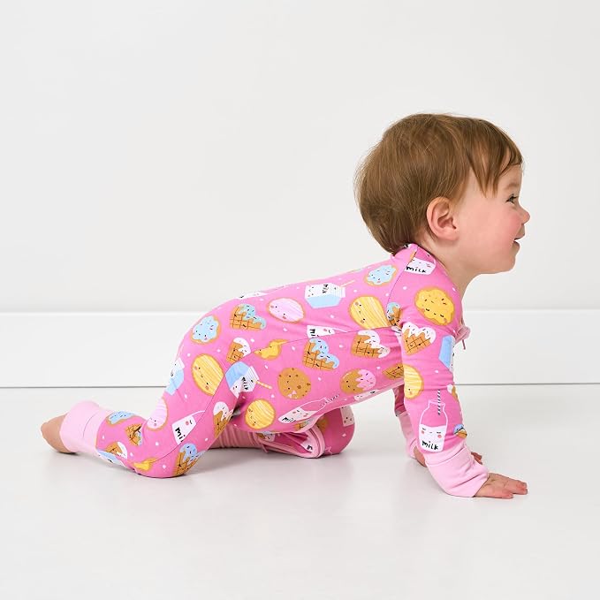 Little Sleepies Pajamas for Baby Boys & Girls, Viscose from Bamboo Baby Pajamas - Image 3