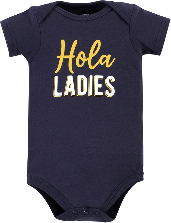 Hudson Baby Unisex Baby Cotton Bodysuits 5-pack - Image 3