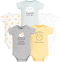 Hudson Baby Unisex Baby Cotton Bodysuits 5-Pack by HudsonBaby