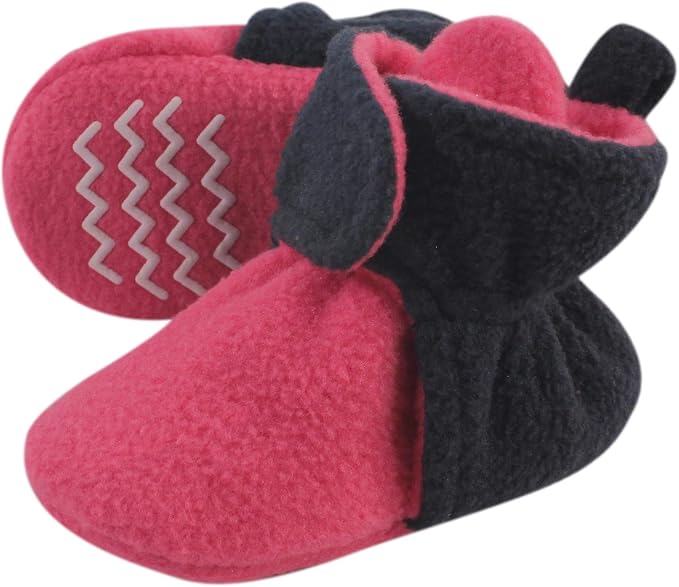 Hudson Baby Unisex-Baby Cozy Fleece BootiesSlipper Sock by HudsonBaby