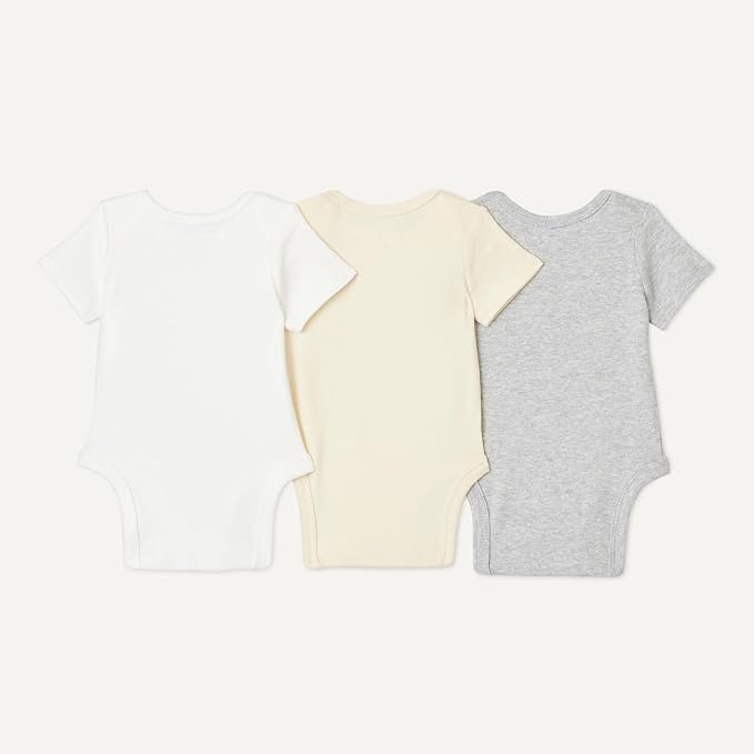 Amazon Essentials Unisex Babies' Short-Sleeve Bodysuits - Image 3