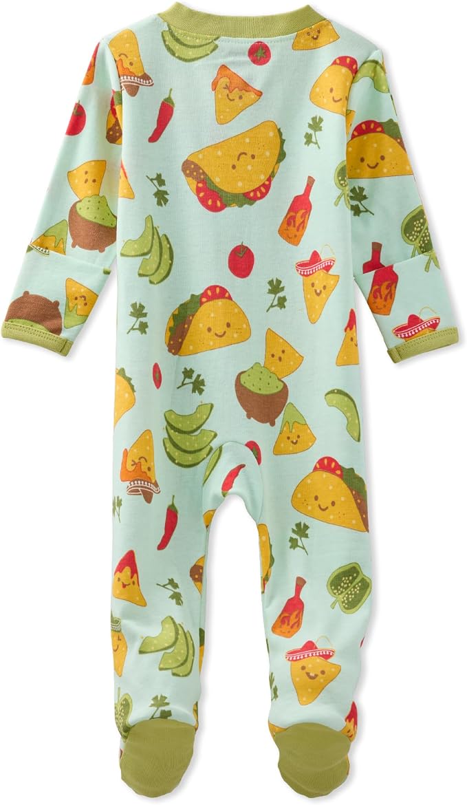 Butterblu Scout Sleep & Play 100% Organic Cotton Footed Zip Front PJs | GOTS - Image 3