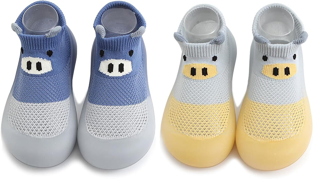 Baby Non Slip Socks Shoes Toddler Girls Boys First Walking Shoes Infant Indoor by HOVELL