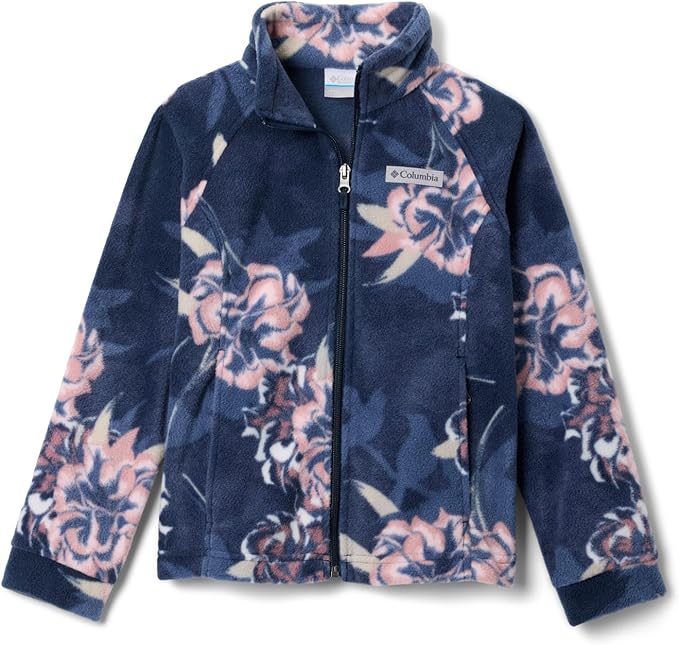 Columbia Youth Girls Benton Springs II Printed Fleece Jacket by Columbia