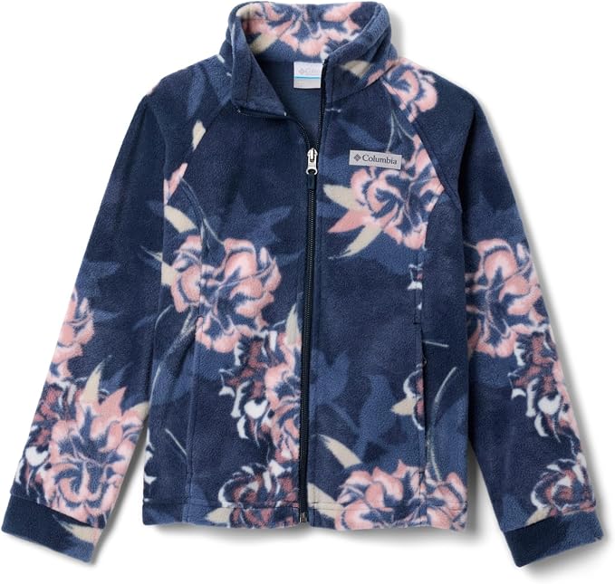 Columbia Youth Girls Benton Springs II Printed Fleece Jacket by Columbia