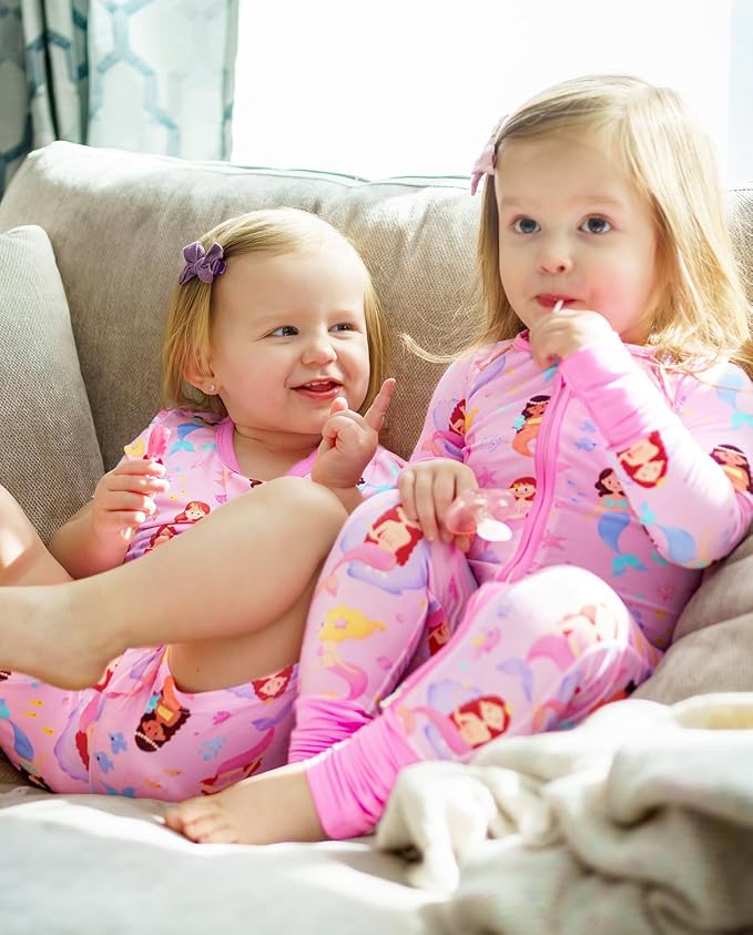 babee Reshinee Viscose Derived from Bamboo Baby Footie Pajamas Convertible - Image 6