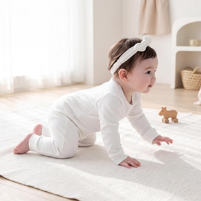 Unisex Baby romper, Long Sleeve 100% Cotton Baby Clothes, Baby Footless Jumpsuit - Image 5