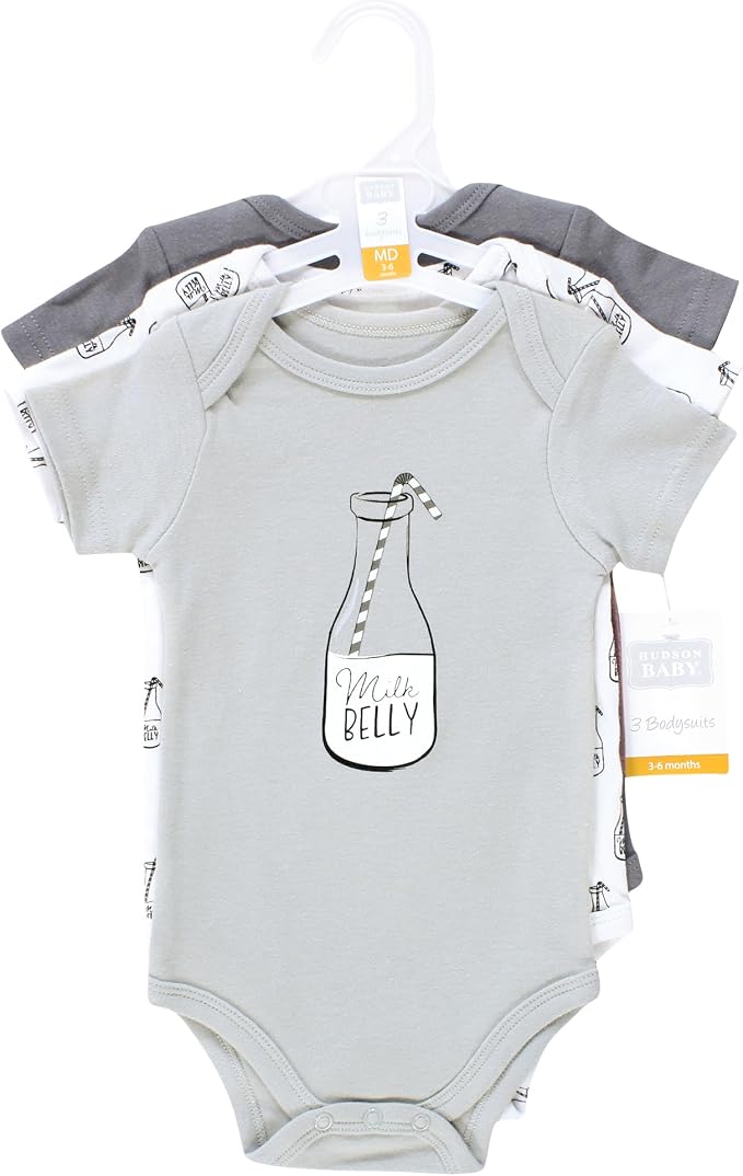 Hudson Baby Unisex Baby Cotton Bodysuits - Image 2
