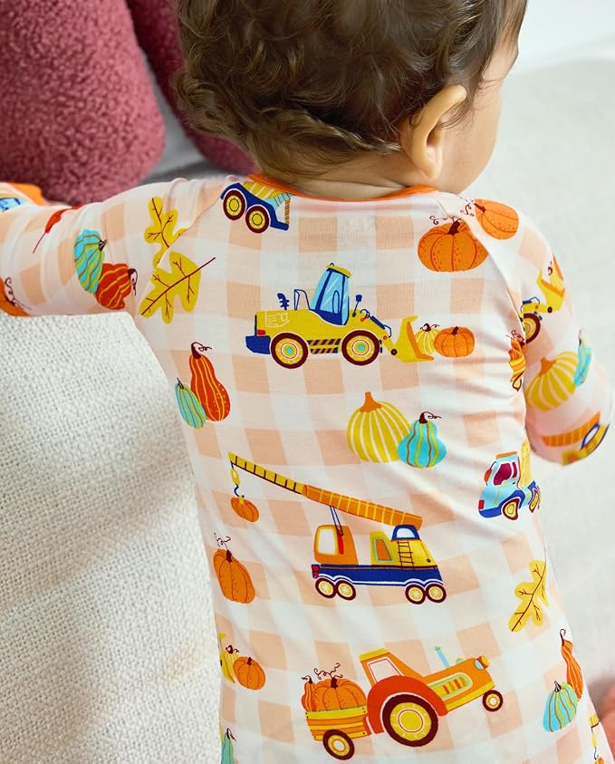 babee Reshinee Bamboo Viscose Baby Footie Pajama, Zipper Sleeper Boys Girls | - Image 3