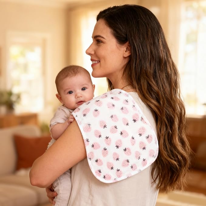 10-Pack Burp Cloths for Baby Boys and Girls - Image 2