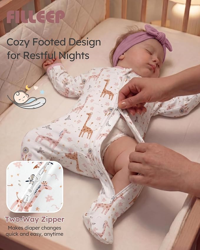 Baby Sleepers 100% Organic Cotton Pajamas - Image 4