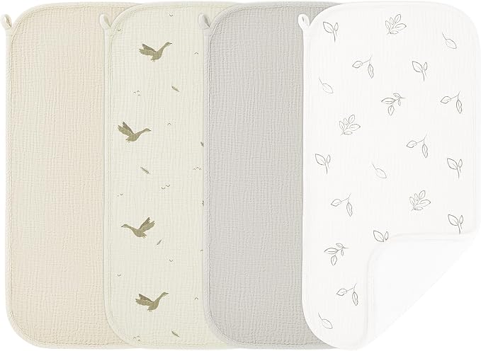 Susurration Muslin Burp Cloths, Soft Baby Burping Cloths by Susurration