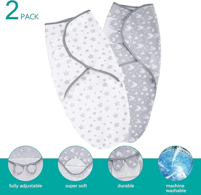 Biloban Baby Swaddles 0-3 Months - Image 4