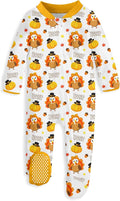 uideazone Baby Girls Footed Pajamas, Zip Sleeper by uideazone