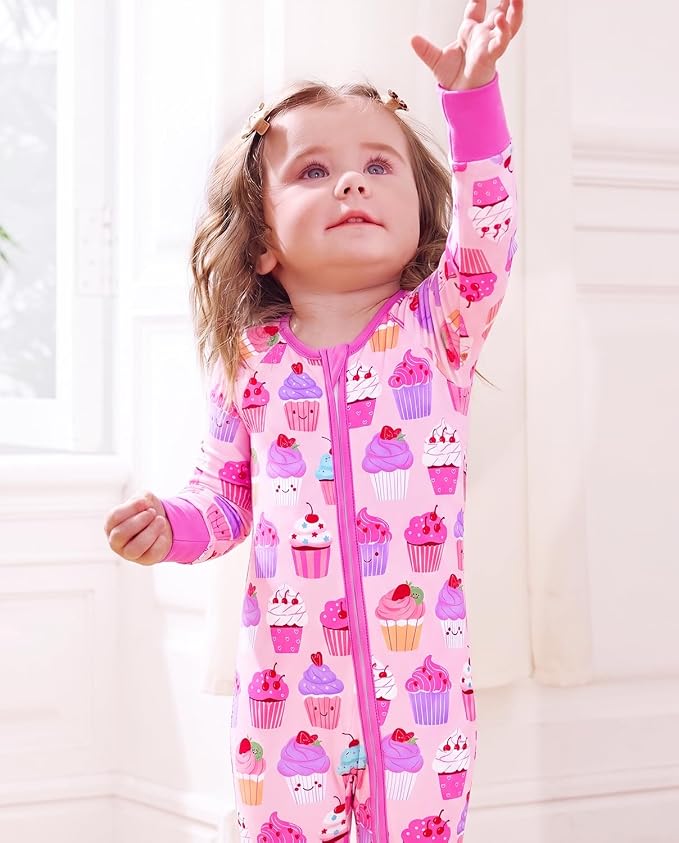 babee Reshinee Viscose derived from bamboo Baby Pajamas Convertible Footie - Image 8