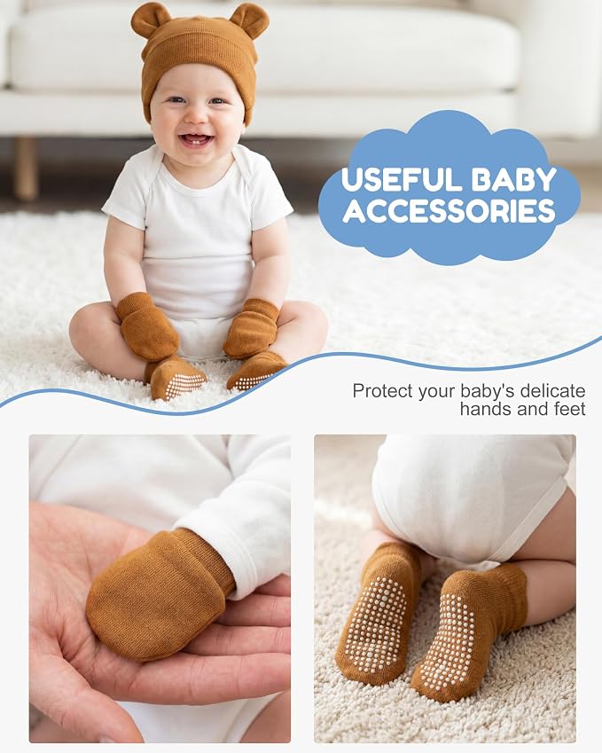 Geyoga Newborn Baby Hat Set - Image 5