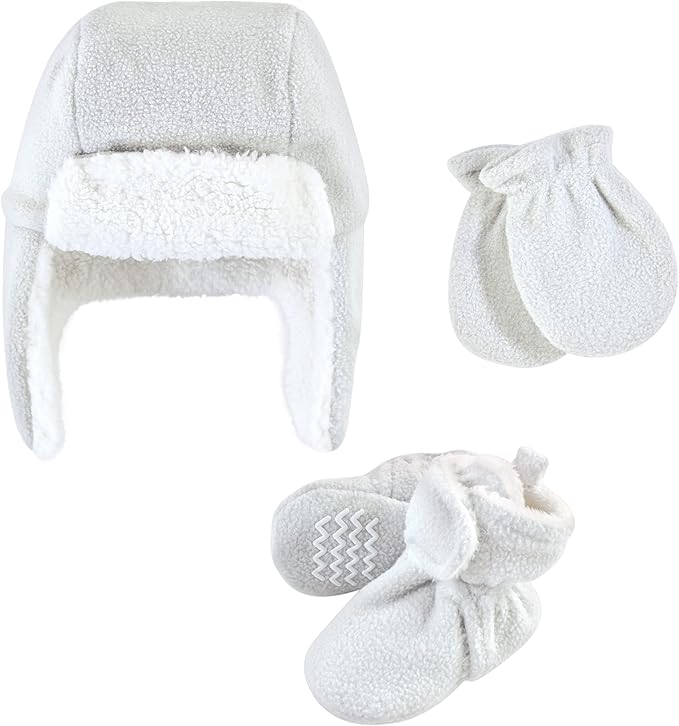 Hudson Baby Baby Hudson Baby Unisex Baby Trapper Hat, Mitten and Bootie Set by HudsonBaby