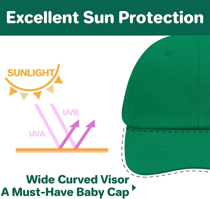 qikqik Baby Baseball Cap Toddler Baseball Hat Baby Ball Cap Toddler Hats - Image 5