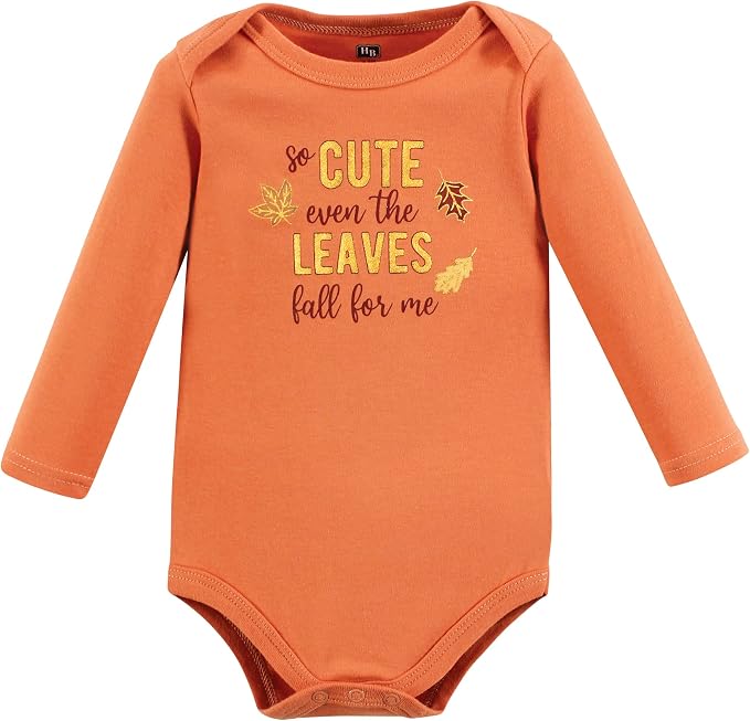 Hudson Baby Baby Girls' Cotton Long-sleeve Bodysuits 3-pack - Image 5