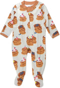 HonestBaby Baby Boys' Sleep & Play Footed One-piece Pajama Sleeper 100% Organic by HonestBaby