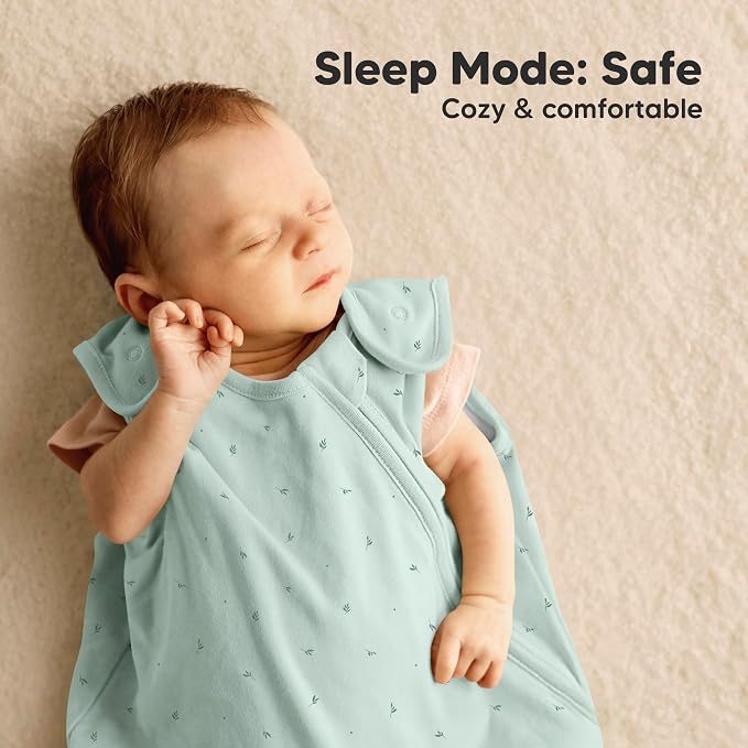2-Pack Organic Baby Sleep Sacks, 100% Cotton 0.5TOG - Image 7