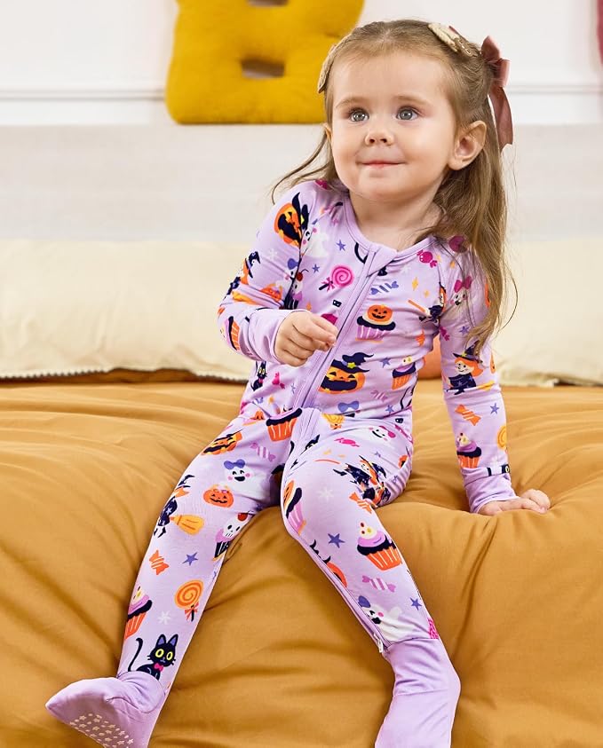 babee Reshinee Viscose Derived from Bamboo Baby Footie Pajamas Convertible - Image 5