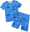 babee Reshinee Bamboo Viscose Toddler Boys Pajamas Set, Short Sleeve Kids by babeeReshinee