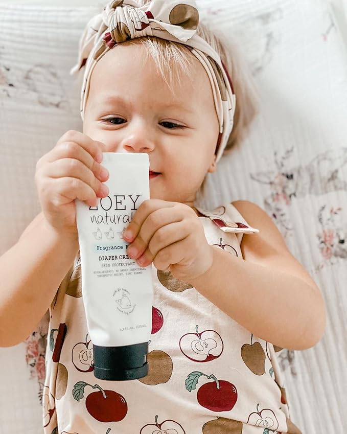Baby Diaper Cream - Pediatrician & Dermatologist Approved - Zinc Oxide & Kaolin Clay Rash Protectant for Soothing Relief & Healing - Fragrance Free 3.4 oz