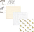 Luvable Friends Little Treasure Flannel Receiving Blankets 4pk by Luvable+Friends