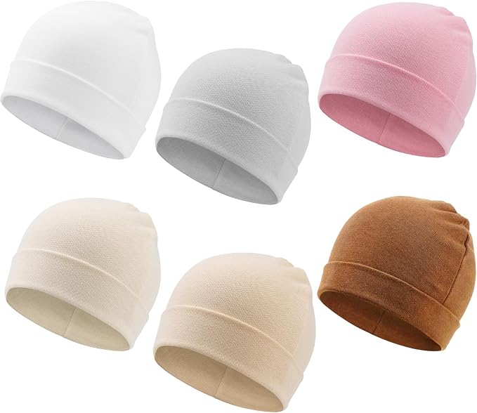 DRESHOW BQUBO 6 Pack Baby Beanie Hats by DRESHOW
