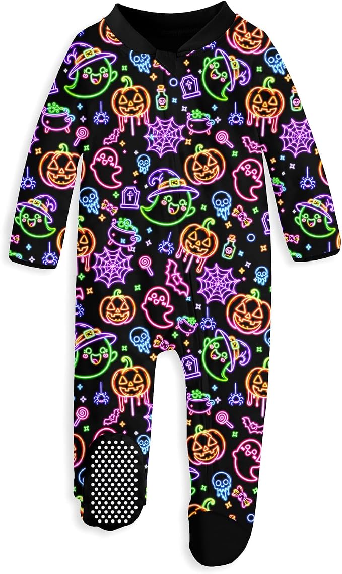 uideazone Baby Girls Footed Pajamas, Zip Sleeper by uideazone