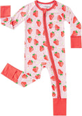 pureborn Baby Sleeper Viscose from Bamboo Zipper Footies 0-24 Months by pureborn