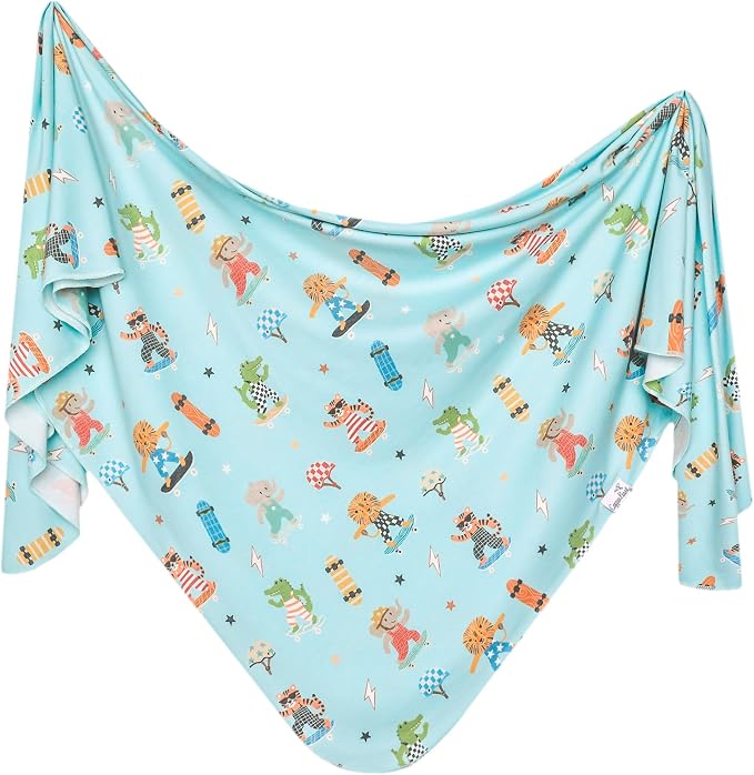 Copper Pearl Swaddle Blankets for Newborns | Soft Stretchy Receiving Blankets - Image 2
