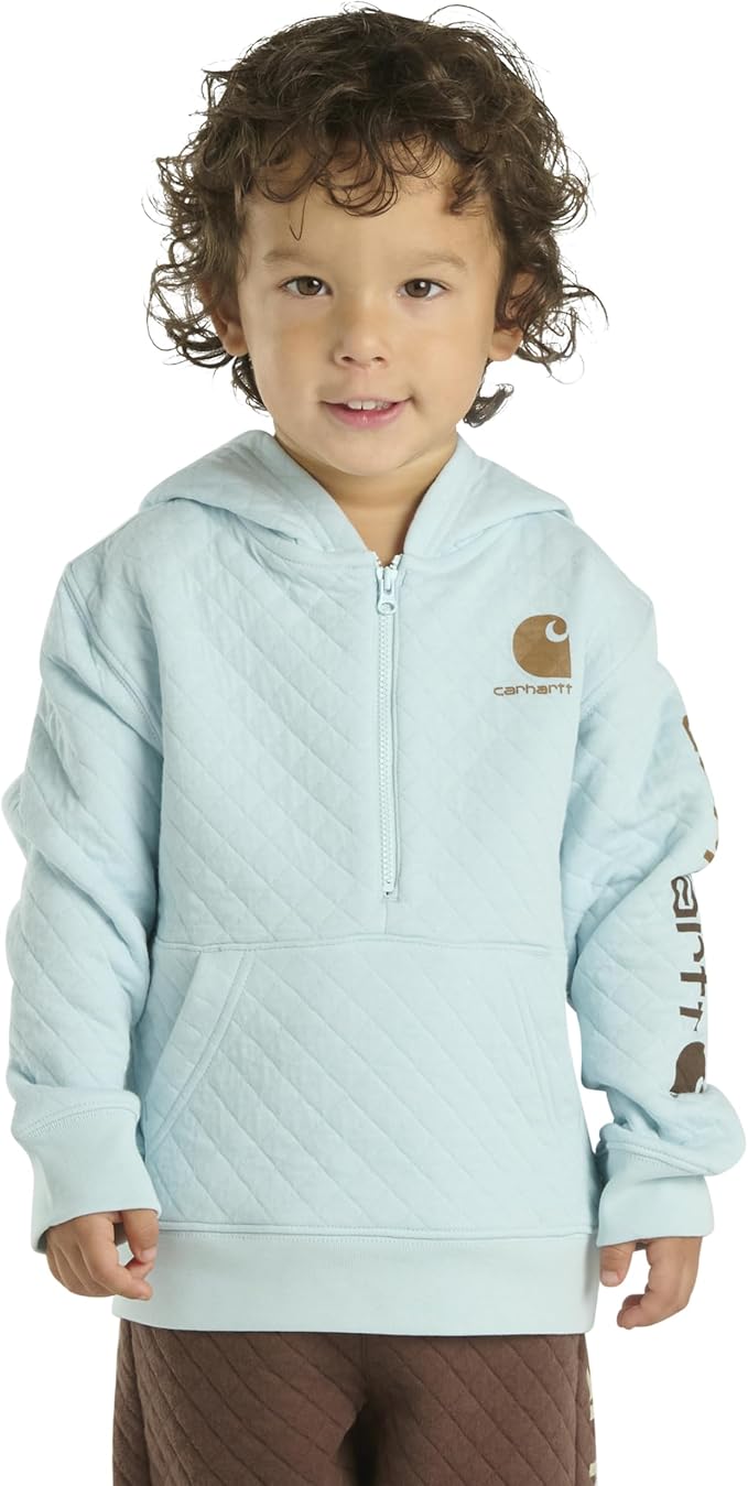 Carhartt Kid's CA6273 Long-Sleeve Half-Zip Sweatshirt by Carhartt