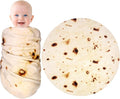 mermaker Burritos Tortilla Swaddle Blanket Baby by Mermaker