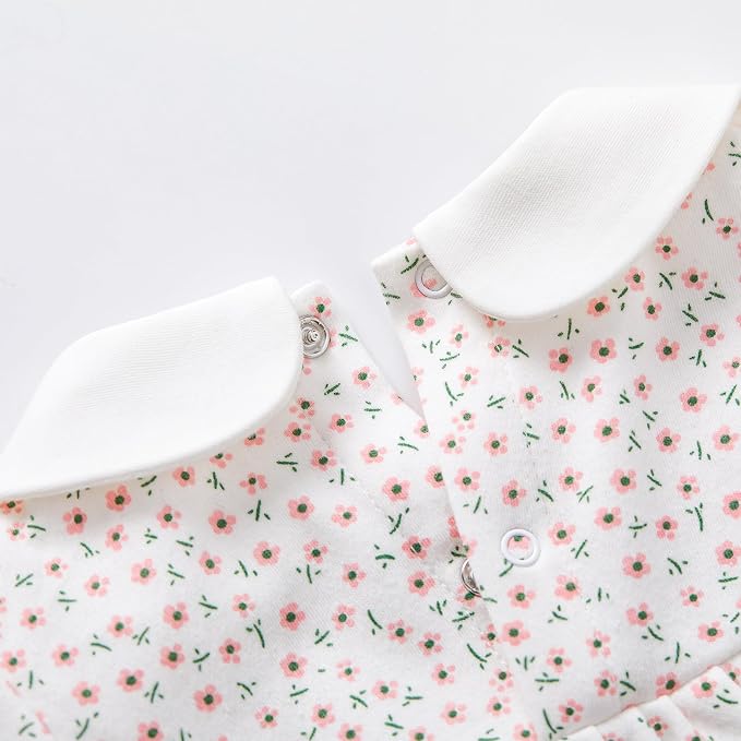 pureborn Baby Girls Boys Bodysuit One-Piece Romper 0-24 Months - Image 4
