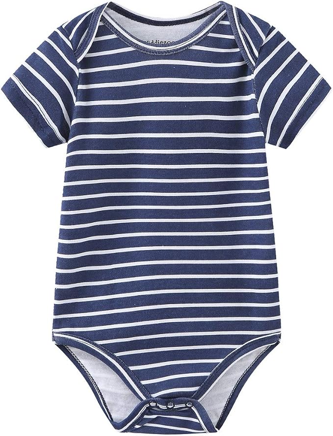 Kiddiezoom Newborn Baby Unisex Cotton One-Piece Bodysuits Baby Gift 5-Pack Baby - Image 3
