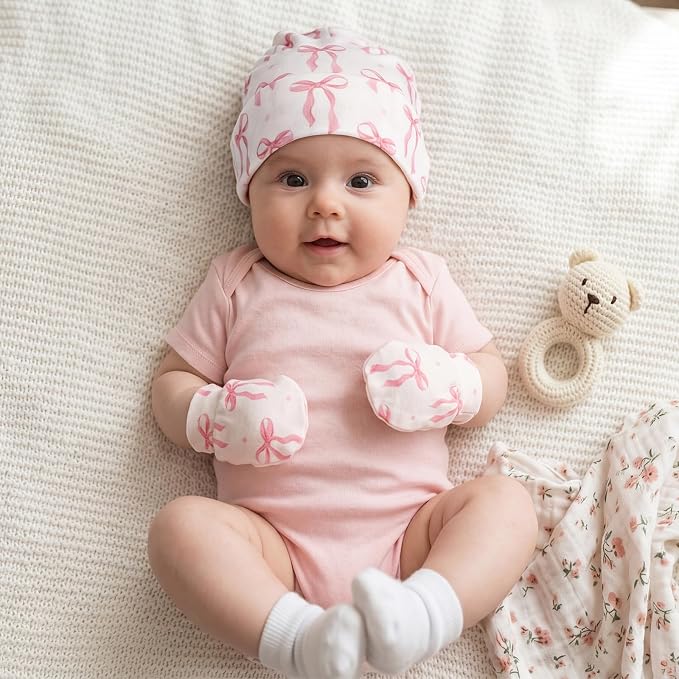 Unittype Baby Hats and Mittens Set - Image 4
