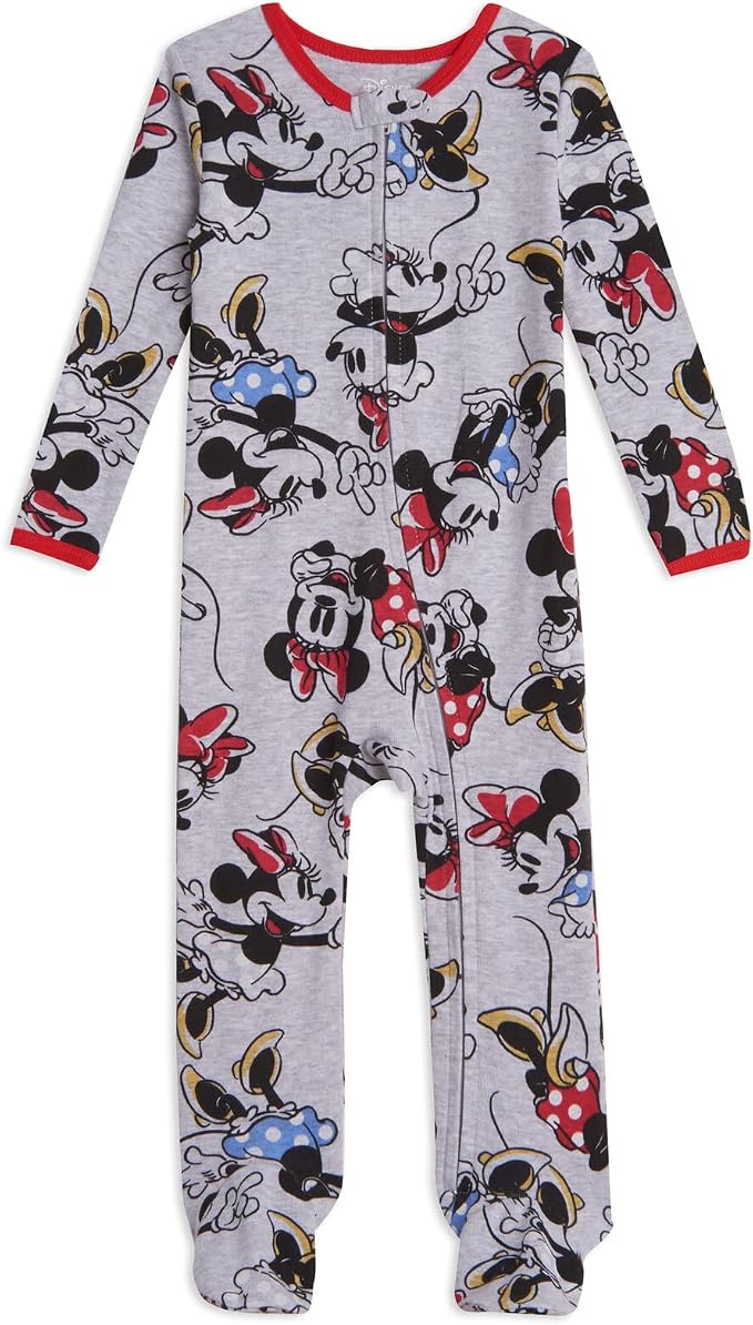 Disney Baby Girls' 2-Pack Footed Sleep N' Play Newborn to Infant - Image 2