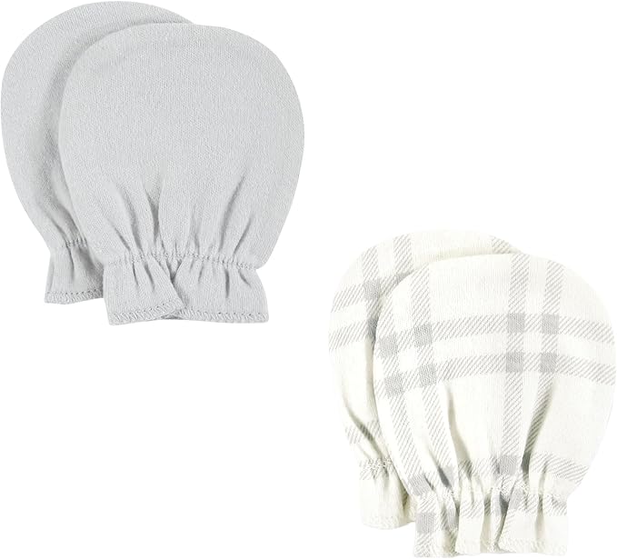 Hudson Baby Baby Hudson Baby Unisex Baby Cotton Scratch Mittens, One Size - Image 4