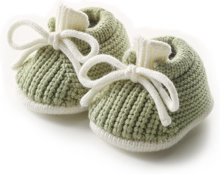 Baby Booties Infant Booties Knit Newborn Shoes by LOYFOKY