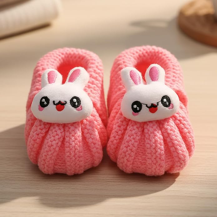 Infant Baby Boys Girls Knitted Booties Soft Cute First Walking Socks Shoes | - Image 3