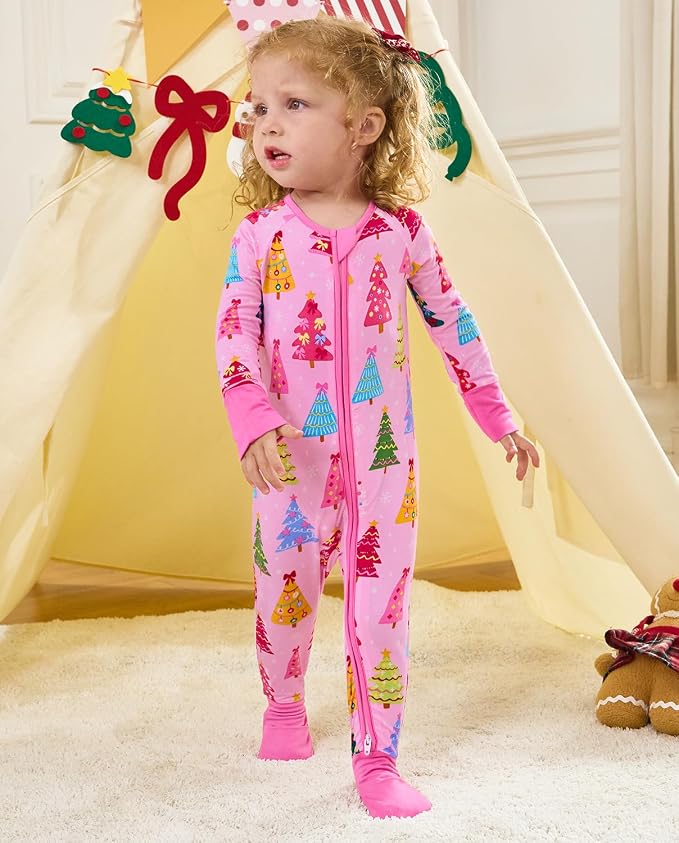 babee Reshinee Viscose Derived from Bamboo Baby Footie Pajamas Convertible - Image 3