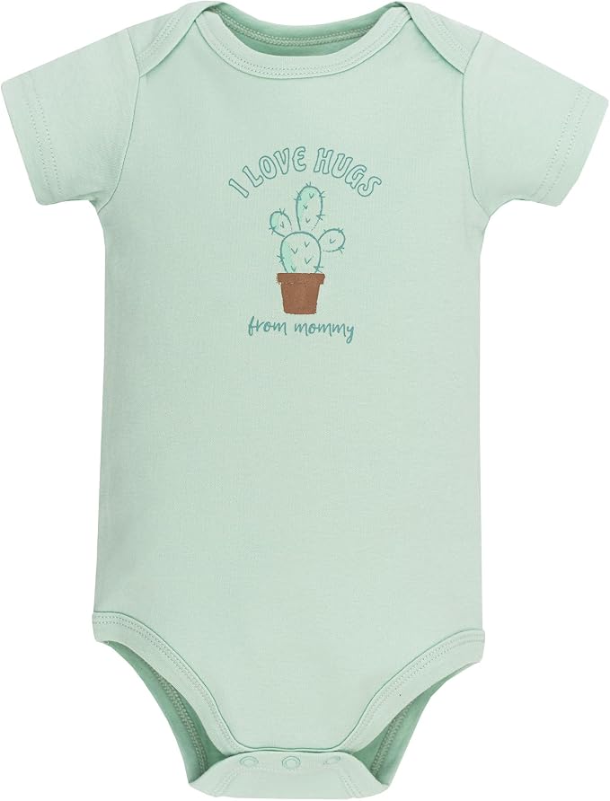 Hudson Baby Infant Boys Cotton Bodysuits 5-Pack - Image 5