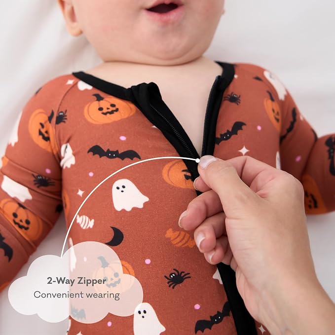 pureborn Baby Sleeper Viscose from Bamboo Zipper Footies Pjs 0-24 Months | - Image 5