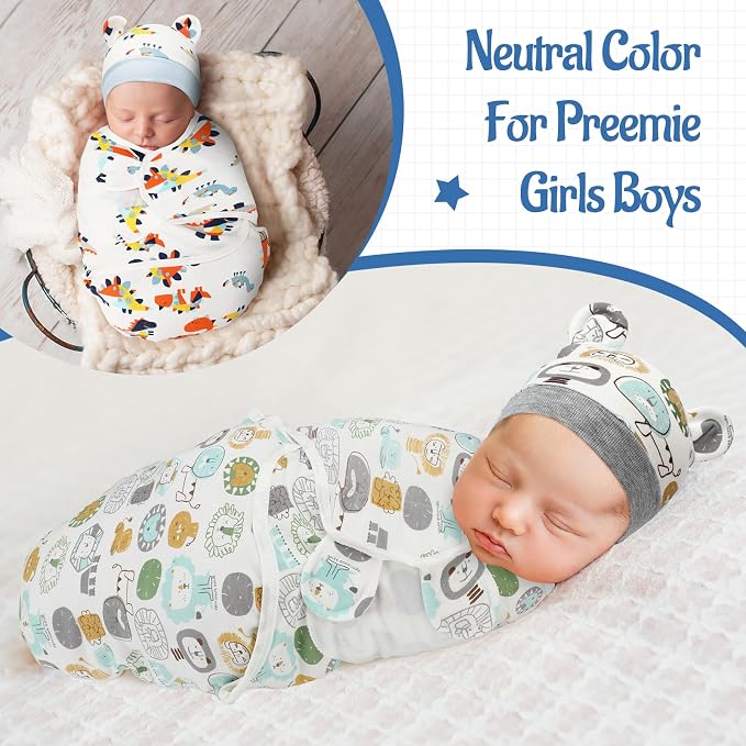 Buryeah 4 Pack Swaddle Blanket Wrap - Image 5
