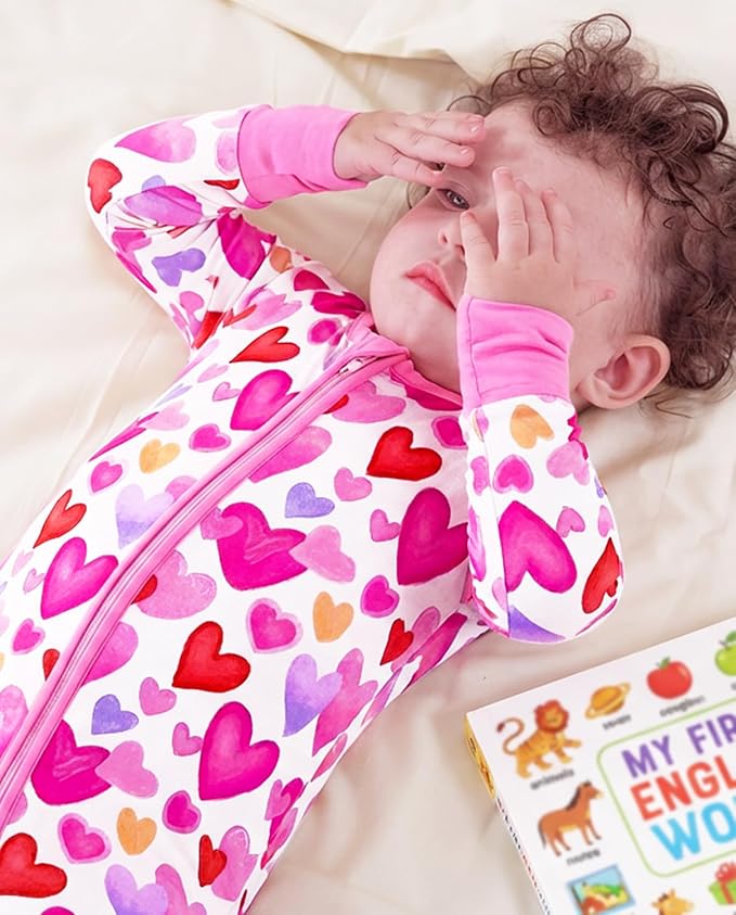 babee Reshinee Viscose Derived from Bamboo Baby Footie Pajamas Convertible - Image 7