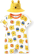 Disney Baby Boy's 2-Piece Romper and Sun Hat Outfit Set Newborn to Infant by Disney